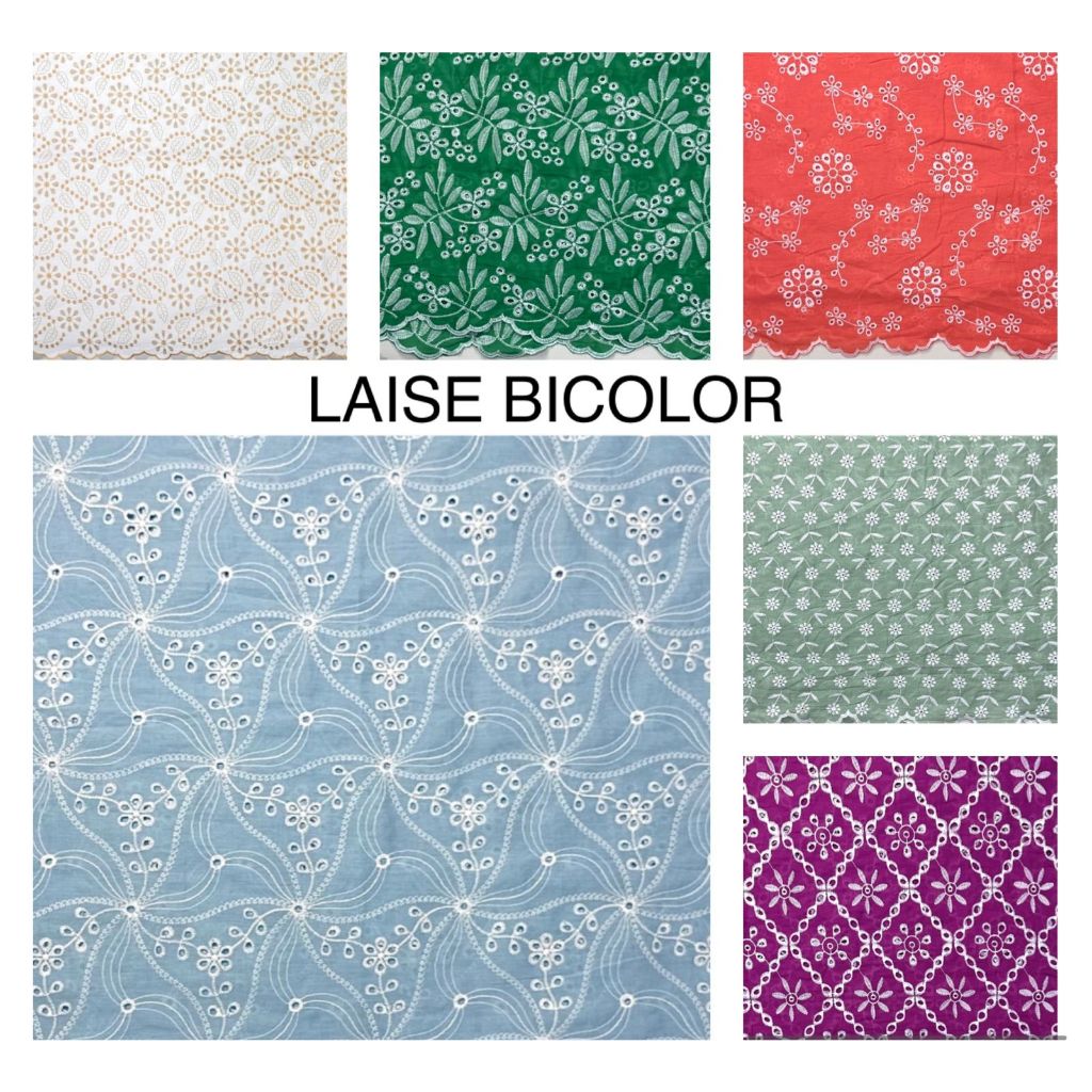 Tecido Laise/lase/laze/lese/leze 100%algodão 1m X 1,30m Várias Cores C ...