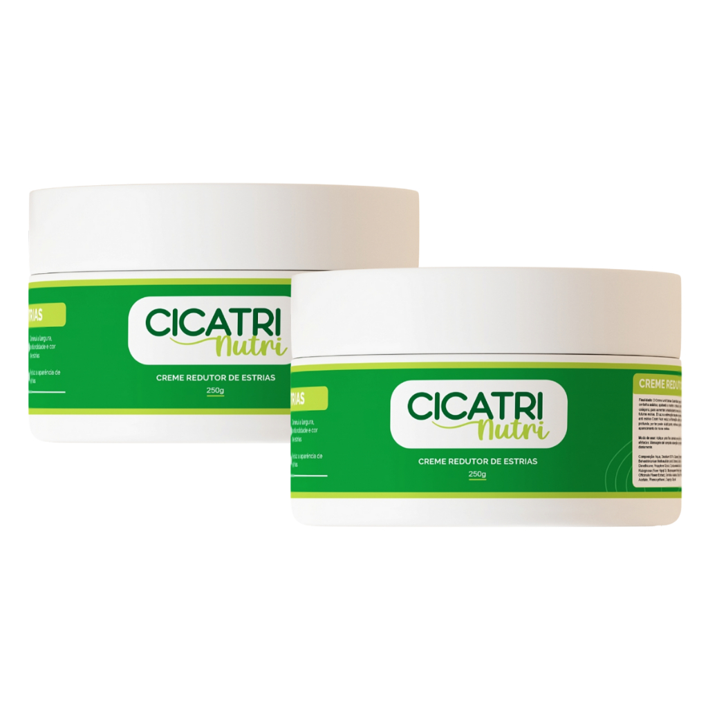 Creme Para Estria Branca, Vermelha E Roxa Cicatri Nutri 250g - Creme ...