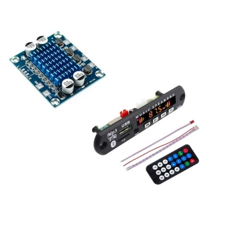 kit placa decodificador MP3 bluetooth e TPA3110