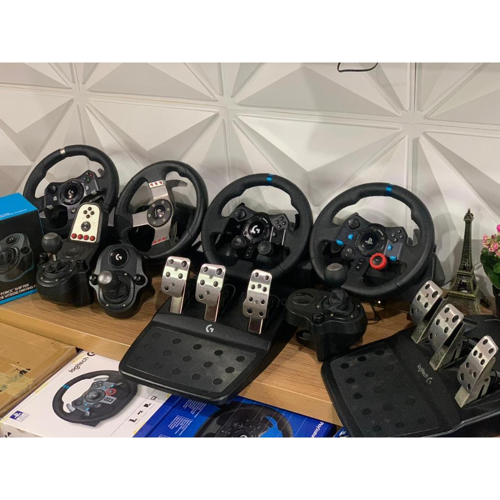 Monte Seu Cockpit - Volantes Logitech G27, G29, G920, G923 e Cockpits Suportes Dobráveis C/ Nota Fiscal C/ Garantia P/ Computador, Xbox Series, PS3, PS4, PS5, Playstation