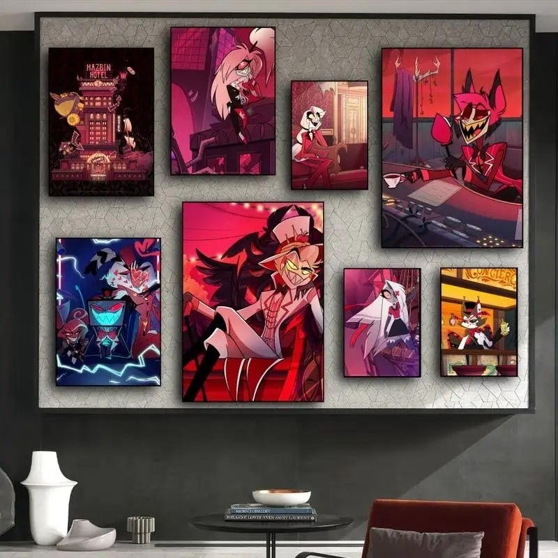 Placa decorativa desenho Hazbin Hotel 20x30 | Shopee Brasil