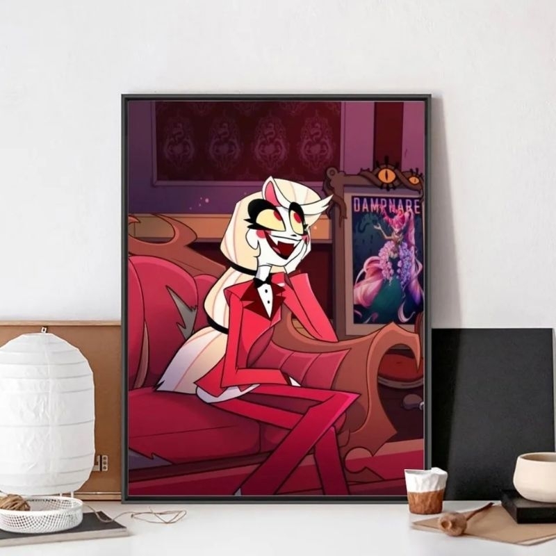 Placa decorativa desenho Hazbin Hotel 20x30 | Shopee Brasil