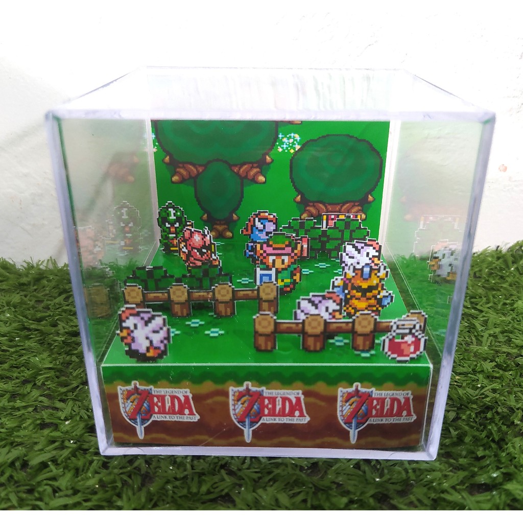 Cubo diorama The legend of zelda a link to the past