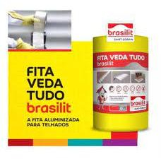 Manta Asfáltica Adesiva Alumínio Fita Vedação Brasilit