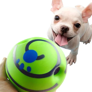14CM Bola Interativa Cachorro Brinquedo Divertido De Mastigar Wobble Wag Giggle Ball Bola Sonora Interativa para Cães 14cm - Diversão e Estímulo Mental Garantidos