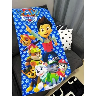Toalha Infantil Banho Praia Algodão Azul Patrulha Canina em Oferta na Shopee