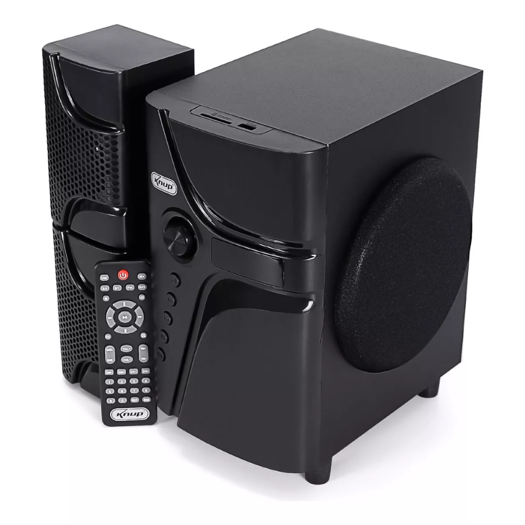 Home Theater 2.1 Sistema Som 50w Bluetooth Portátil Subwoofer Mp3 Usb Fm Pc Tv