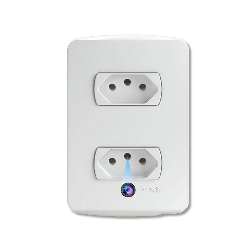 Câmera Wifi tomada espiã Camera Imagem Tempo Real