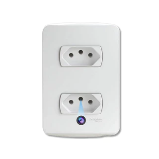 Câmera Wifi tomada espiã Camera Imagem Tempo Real