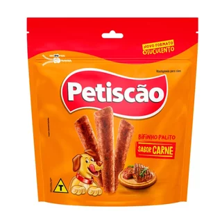 Bifinho Mastigável Petiscão Palito Para Cães Sabor Carne 500g