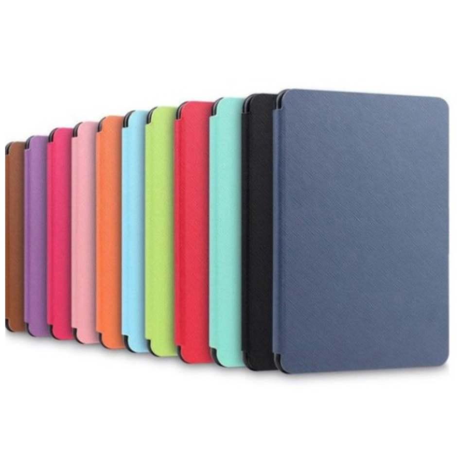 Capa Case Novo Kindle J9G29R 10° Geração 2019 com Função Hibernar em Couro Sintético