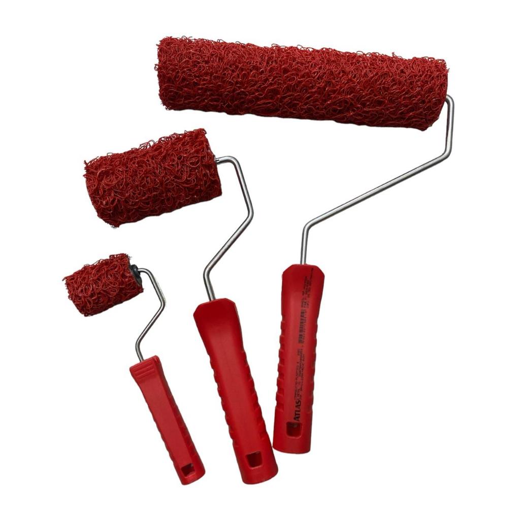 Rolo de Textura Cabelo de Anjo ( 5 cm ) ( 10 cm ) ( 23 cm ) COM CABO ATLAS REFERENCIAS - 1155 - AT1155/5 - AT155/10SR.