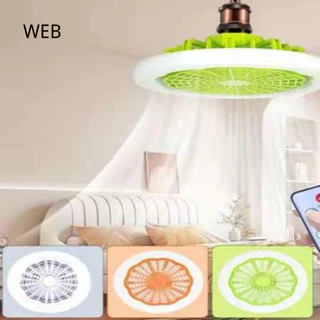 Ventilador De Teto Fechado Com Luz , Conjunto De mini Lâmpada De 10,2 Polegadas , Branca 30W, Resfriamento , Controle Remoto Incluído