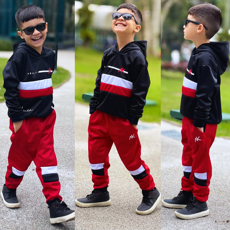 Conjunto Moletom PromoÃ§Ã£o De Roupas De Inverno Infantil Conjunto