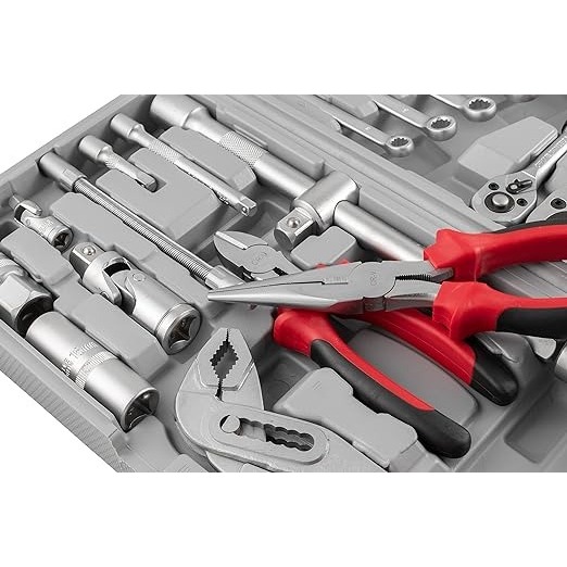 Maleta Caixa Ferramentas Jogo Kit 110 Peças Completa 9sr Eda