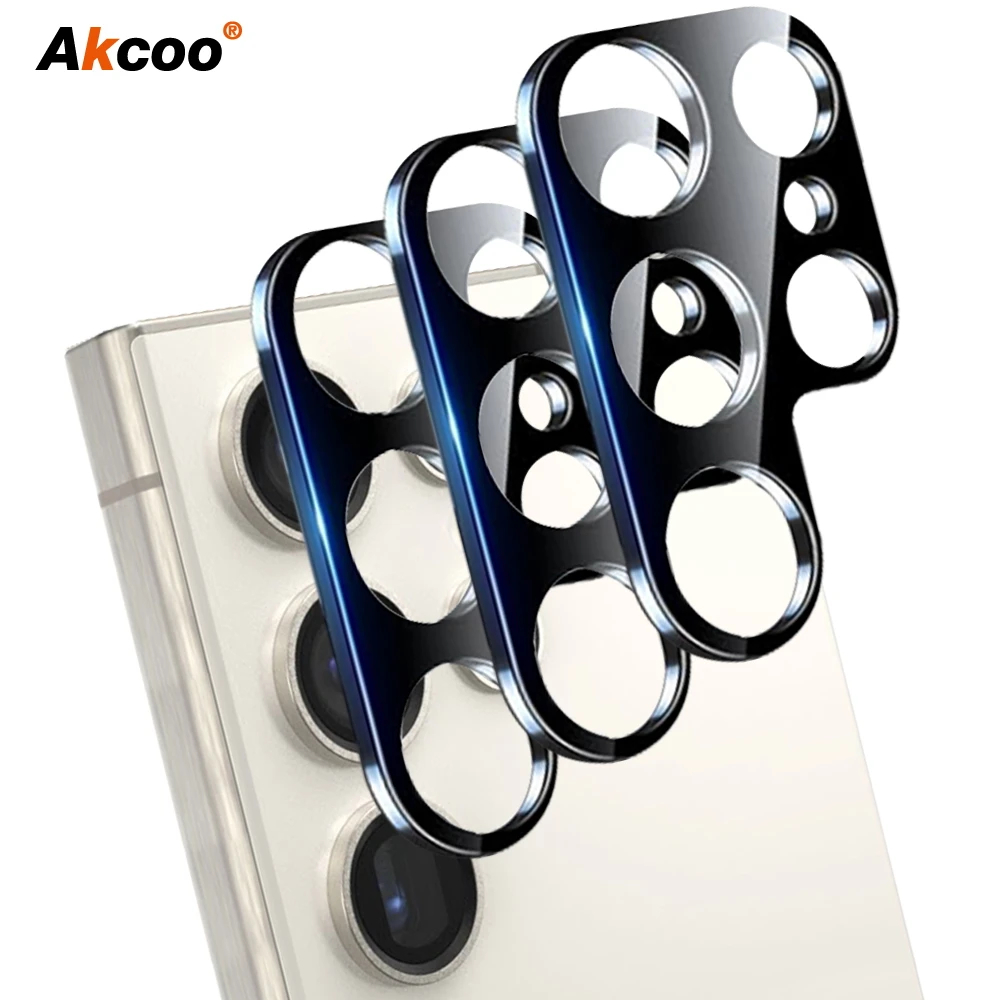 Película Protetora Câmera 3D Para Galaxy S24 Ultra, S23, S23 Plus, S24 Plus Vidro 3D S22 e S21 Ultra