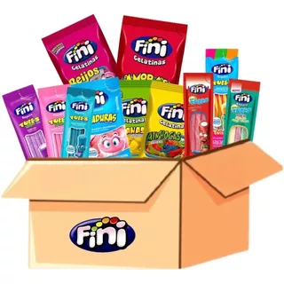Kit com 40 Pacotes Bala Fini 15g cada Sabores Variados