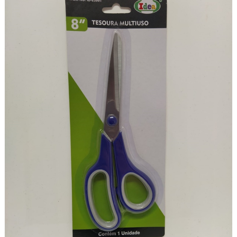 Tesoura Multiuso tamanhos 7 e 8 de Costura, Escritório, Doméstica Aço Inox Inoxidável