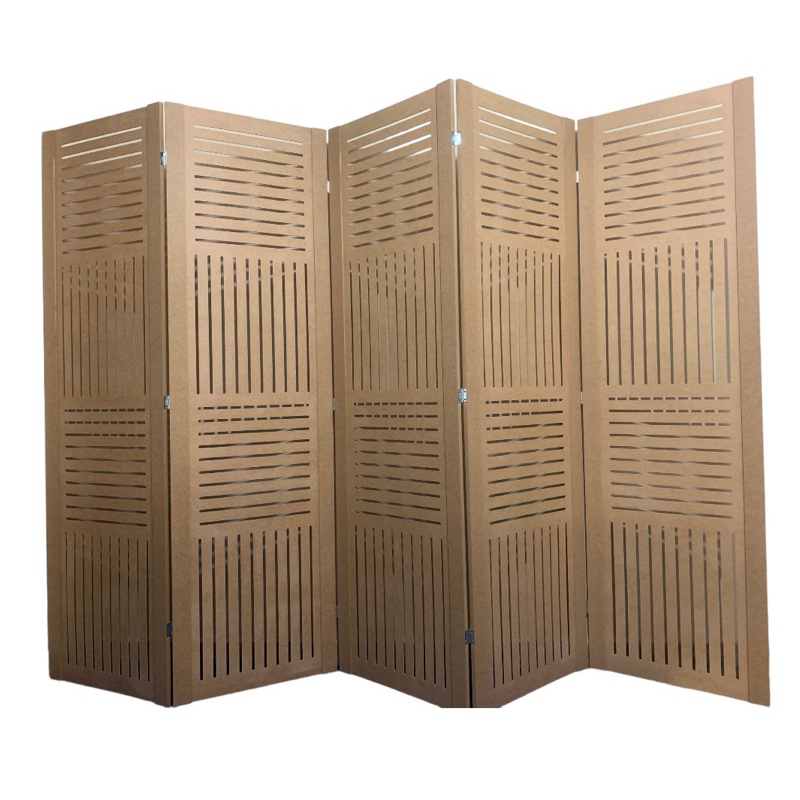 biombo vertical ripado madeira mdf 5 folhas 1.80 altura x2,50 ...