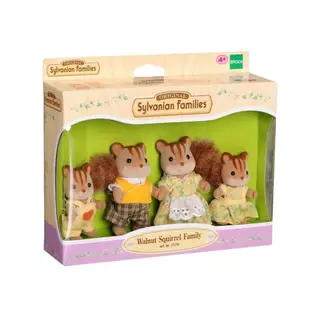 Sylvanian Families Família dos Esquilos Noz - Epoch Magia