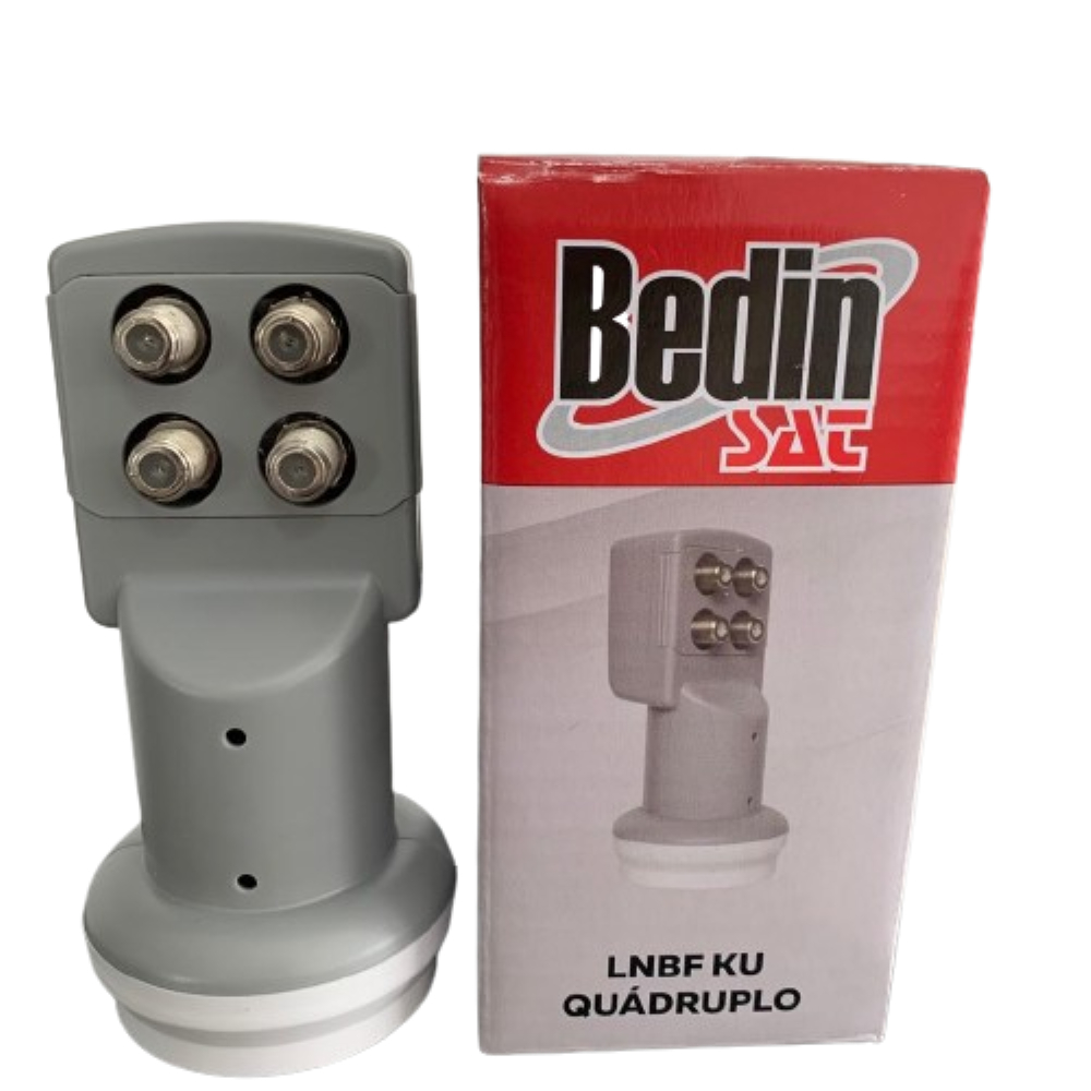Lnbf Quadruplo Banda Ku Universal - Para ate 4 Receptores