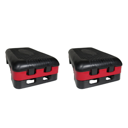 2 Step Kit Ajustável Aeróbica E Fitness Encaixável Treino Exercício ...