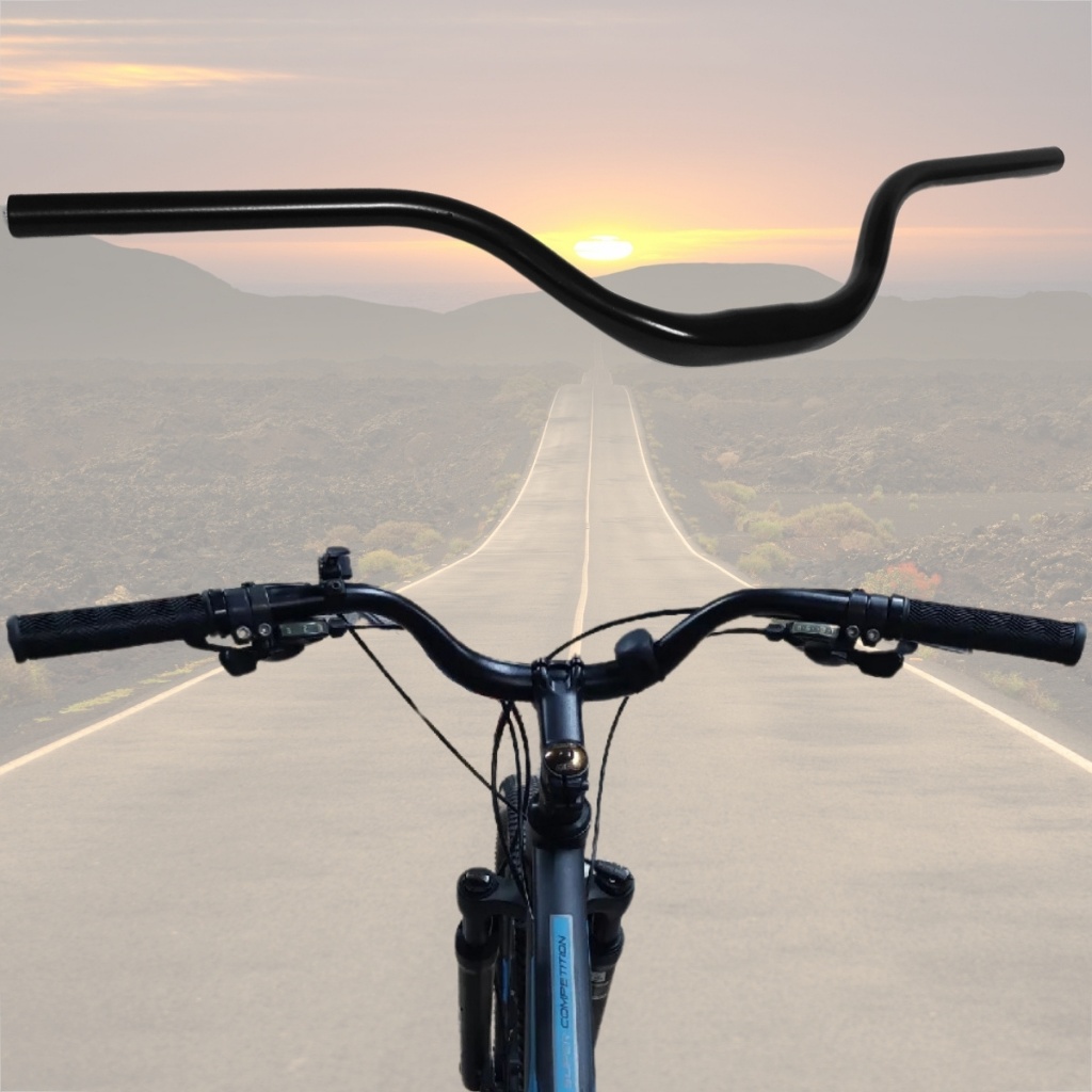 Guidão De Bicicleta Aro 26 Elevado Curvo Voador Em Alumínio 720mm 31 ...