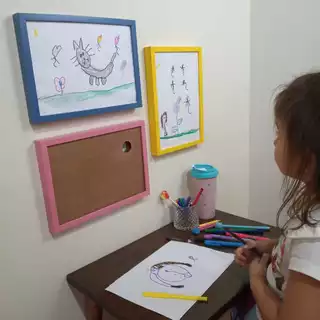 Kit porta desenhos 1 porta desenho A4(21x29,7) e 1 porta desenho A5(15x21)