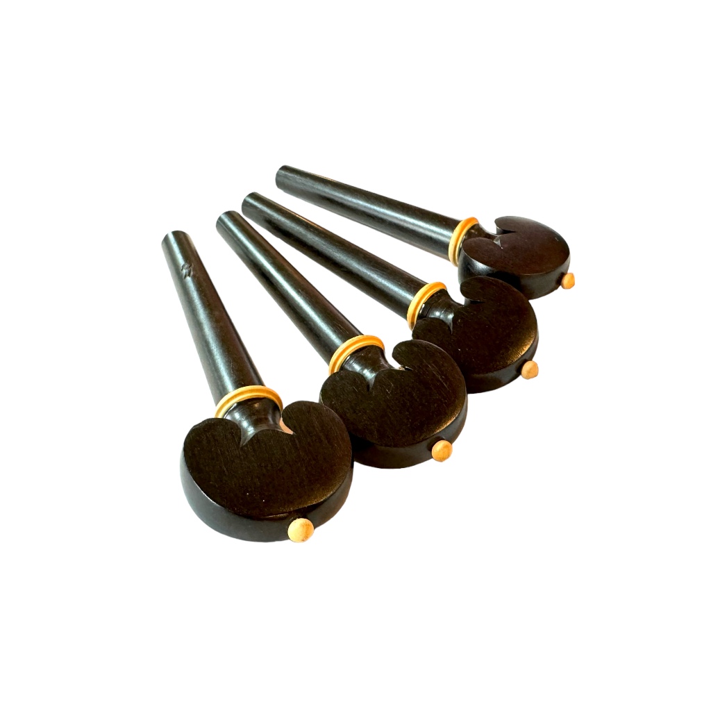 Cravelha Violoncelo Ébano Hill Coração Jogo 04Pçs Cello 4/4 Indiano