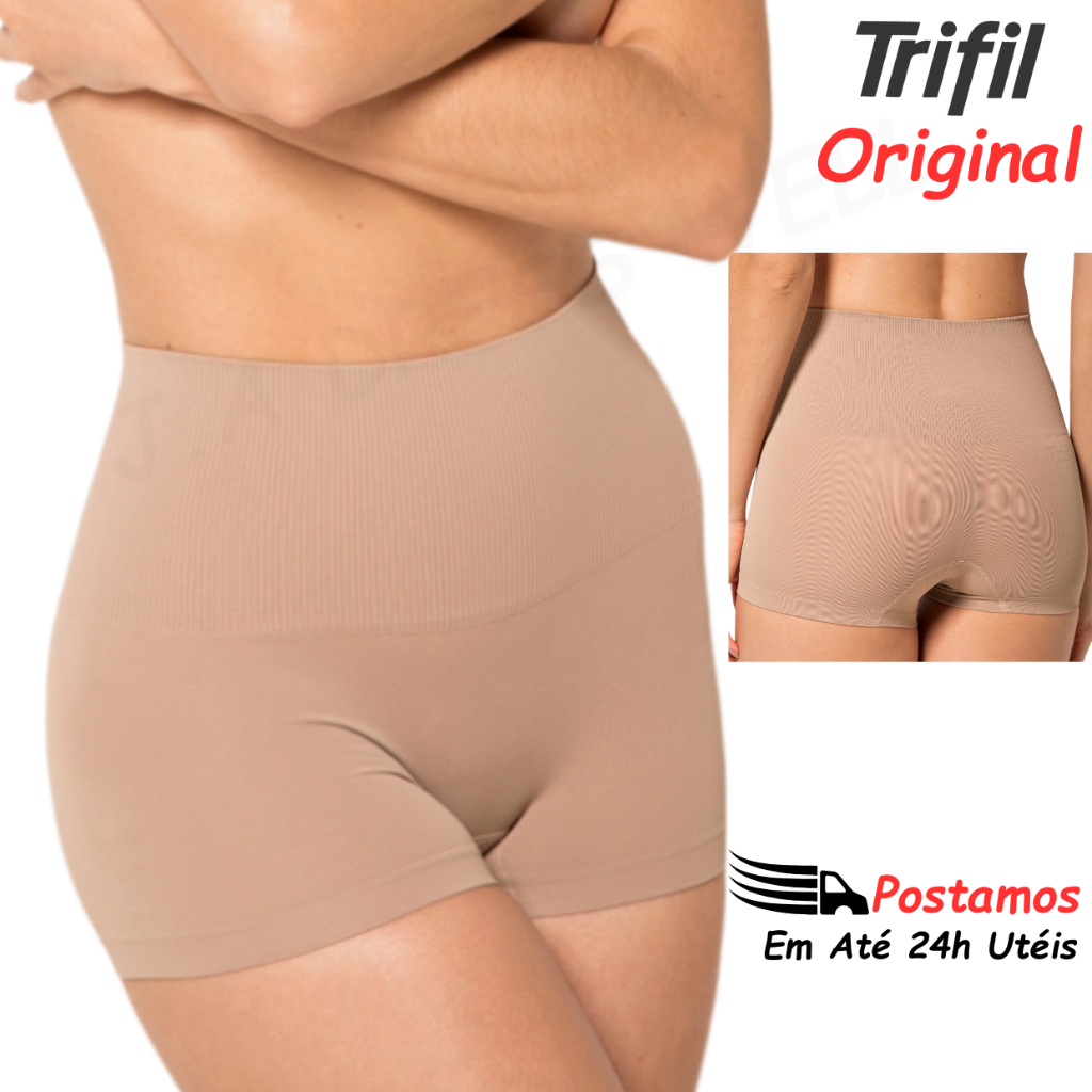 Calcinha Short Boxer Trifil Modeladora Média Compressão 3519