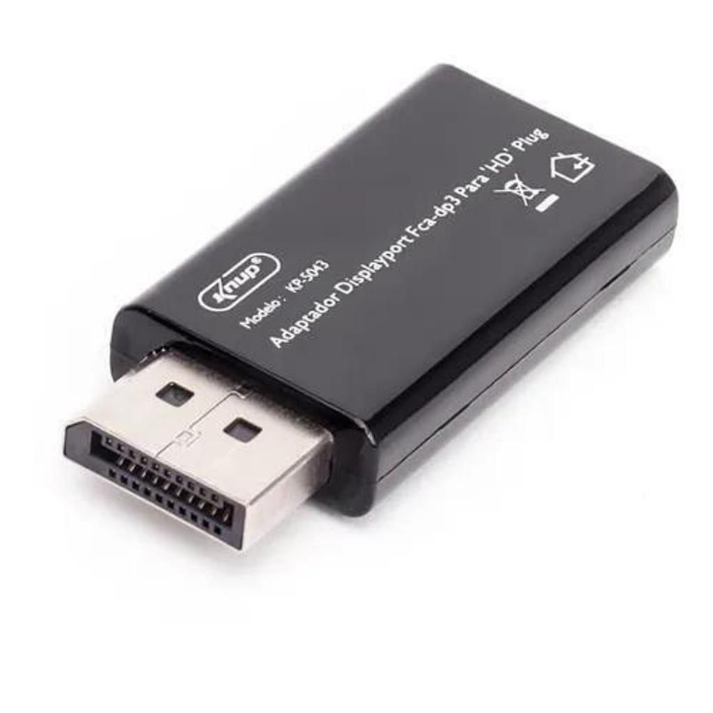 Adaptador Conversor Displayport Macho Para Hdmi Fêmea