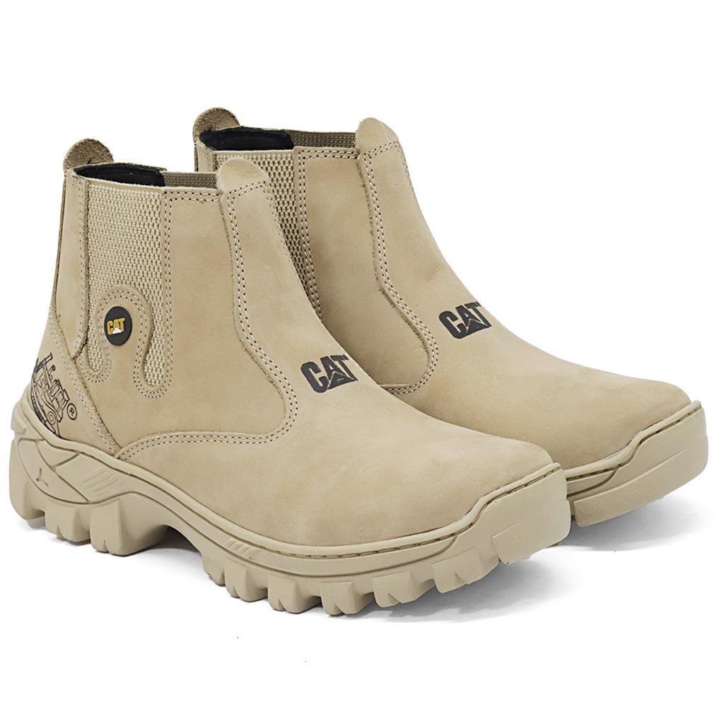 Bota Botina Para Trabalho Resistente e Confortável Com Palmilha em Gel ...