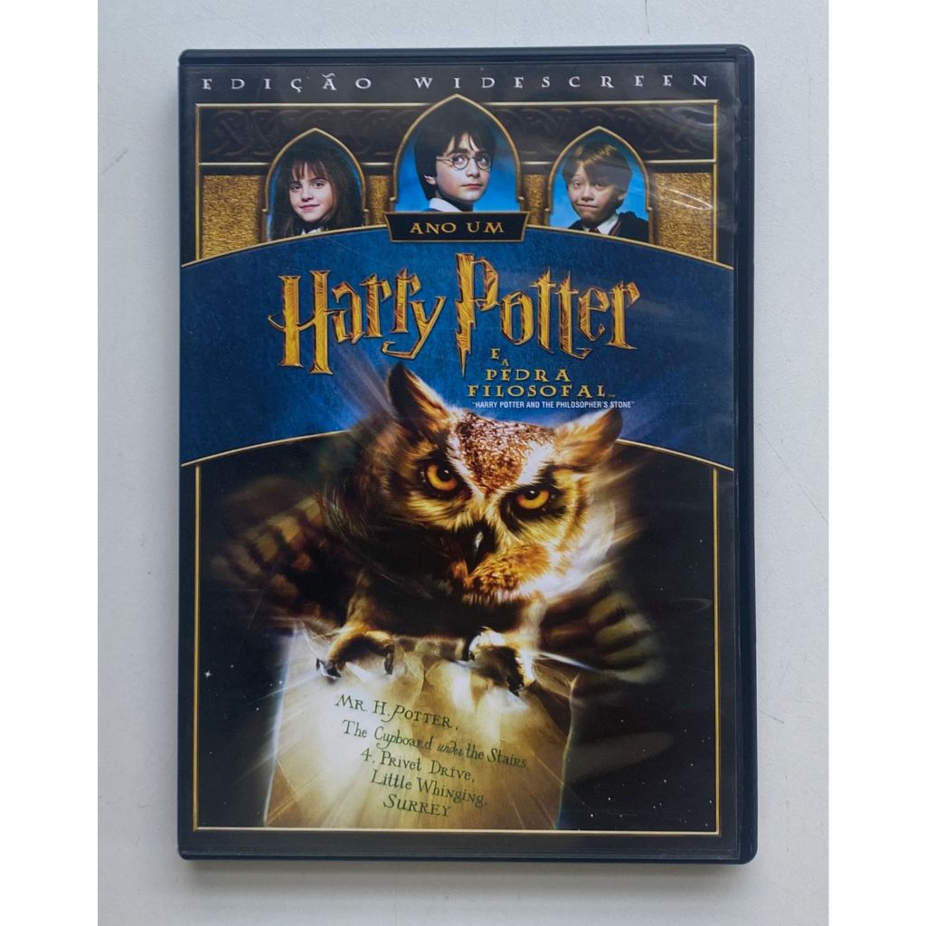 DVD Original - Harry Potter : E a Pedra Filosofal | Shopee Brasil