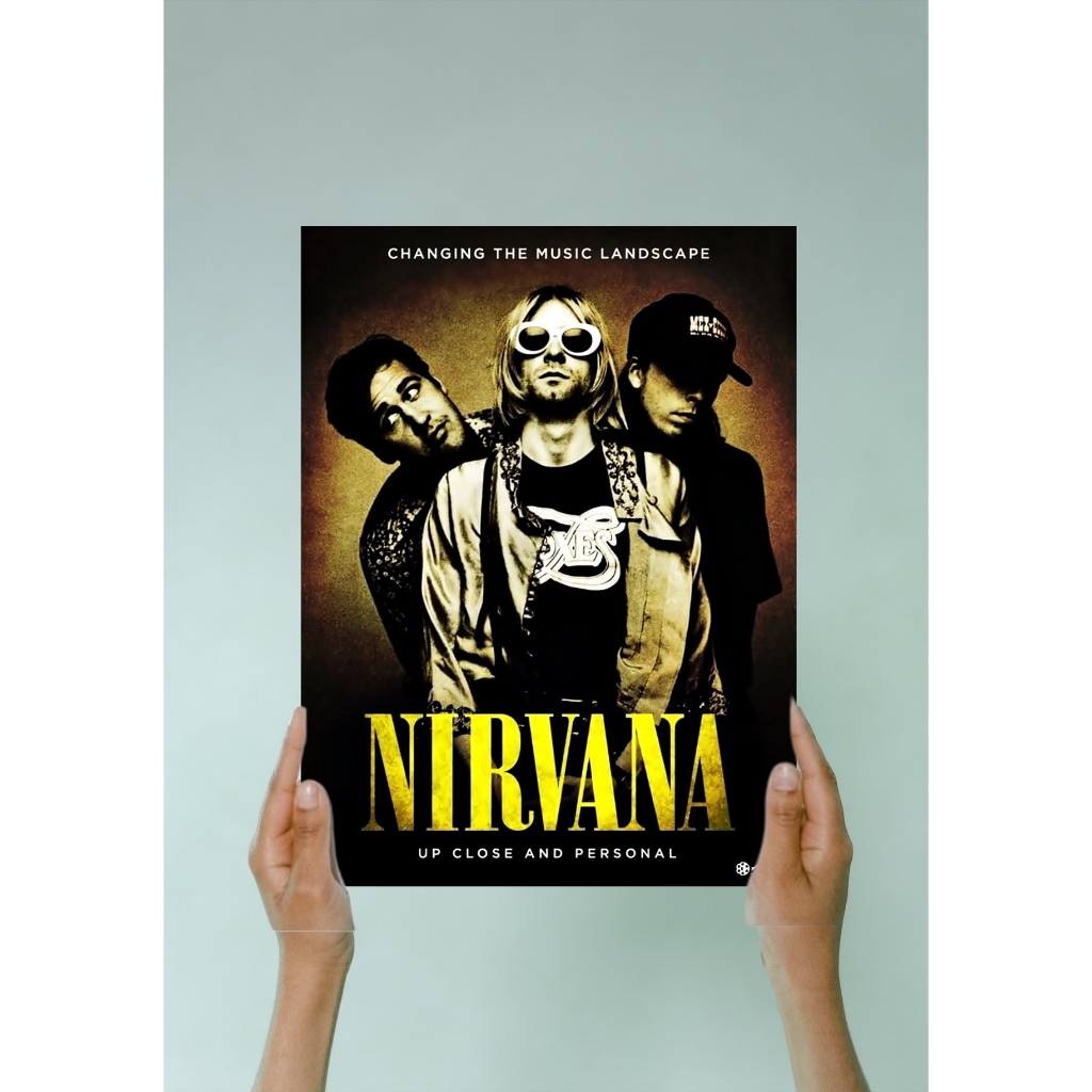Placa/ Quadro /Poster decorativo Banda Nirvana | Shopee Brasil