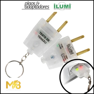 Pino Teste de Tensão 110/220v Tipo Chaveiro Ilumi