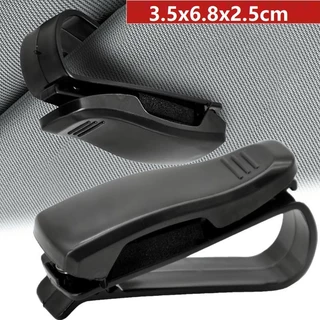 Suporte Presilha Porta Óculos Veicular Suportivo Quebra Sol Óculos Canetas Cartão Documentos 3.5x6.8