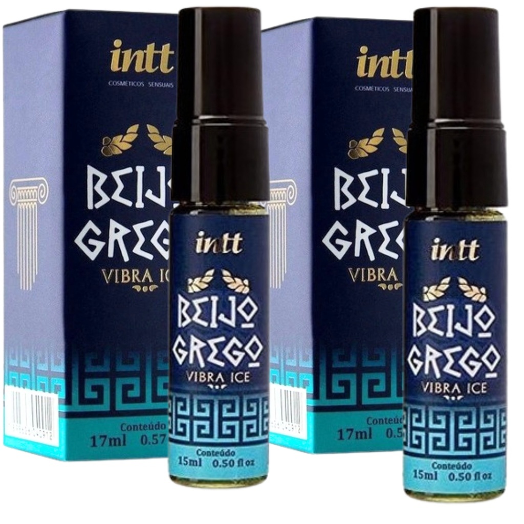 Kit 2 Beijo Grego Gel Lubrificante Anal Beijável Comestível Menta Intt Kit  sex shop Casal | Shopee Brasil