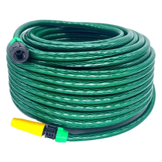 Mangueira De Jardim Reforçada PVC Com Esguicho De Plástico 7/16 - 1,5mm