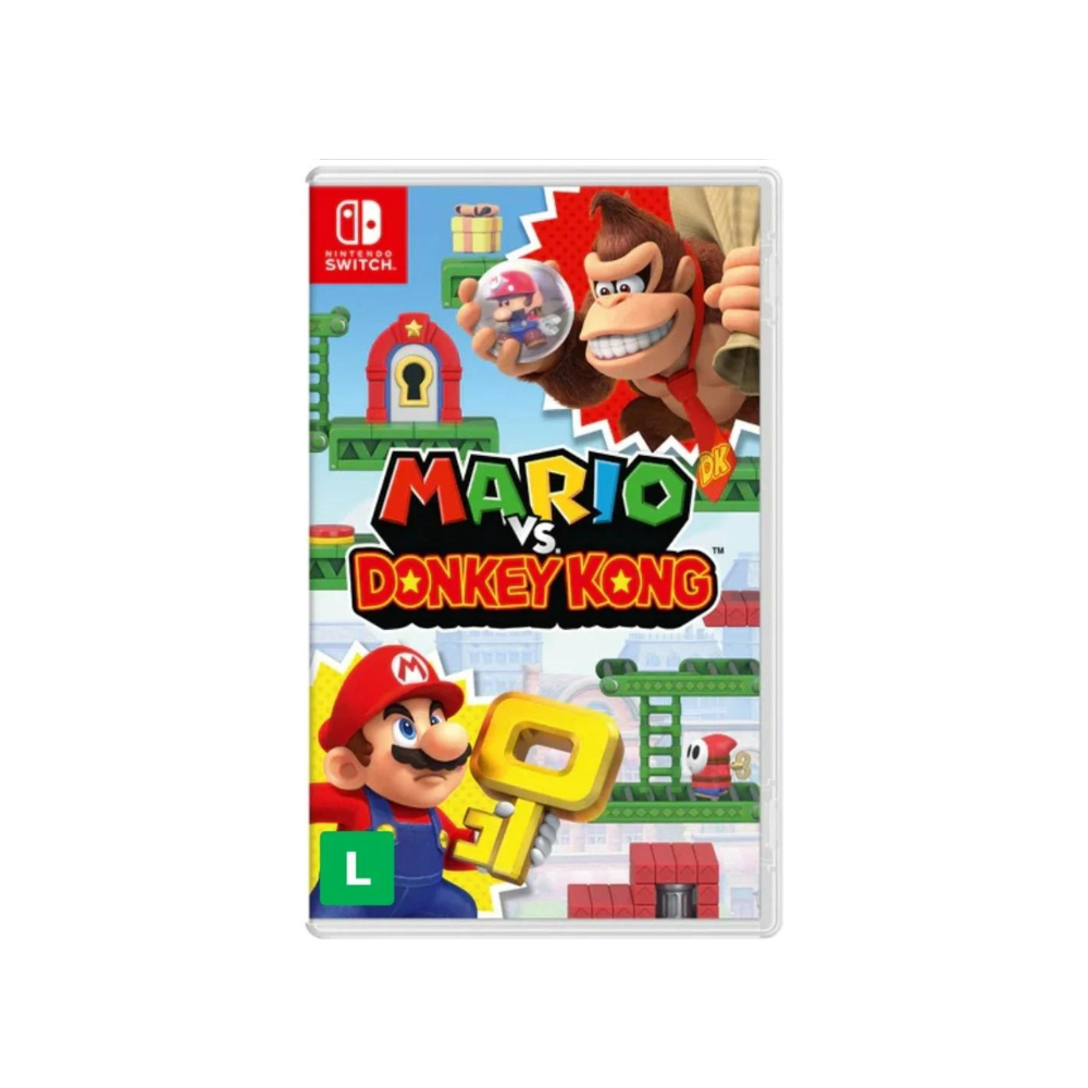 jogo mario vs. donkey kong - nintendo switch (BRA) | Shopee Brasil