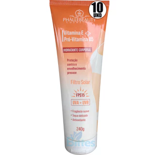 10 Filtros Solares Phállebeauty Hidratante Corporal