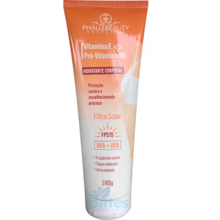 Filtro Solar Phállebeauty Hidratante Corporal Fps15 Uva+uvb