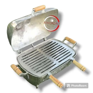 Churrasqueira de alumínio batido tamanho P/PRODUTO LINHA PREMIUM + envio IMEDIATO