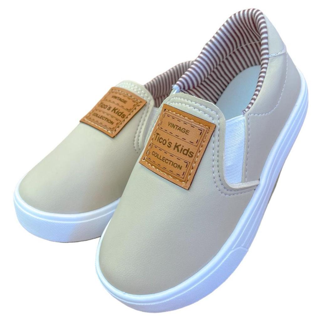 Tênis Infantil Masculino Casual Iate Slip Keds Confortável