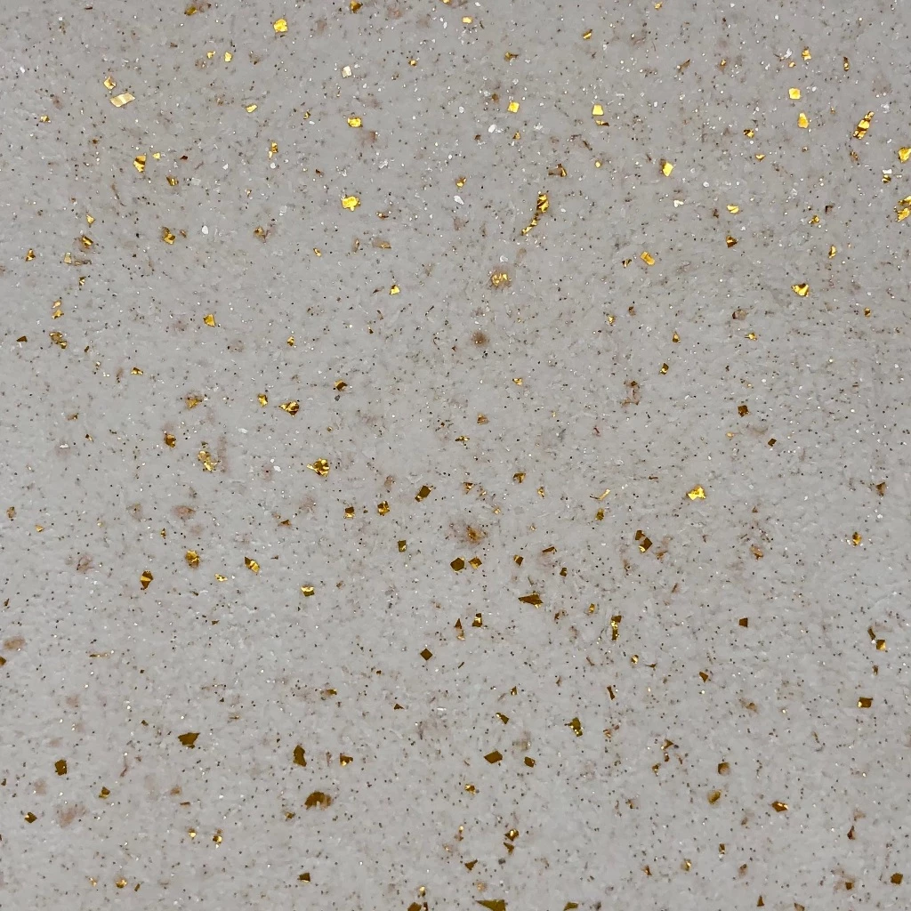 Kit Papel De Parede Líquido Premium Dourado + Espátula