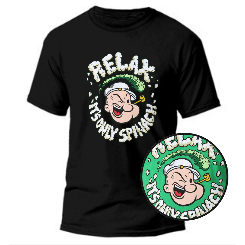 Camiseta Masculina Popeye -100% Algodão - 528