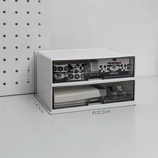 ￼Organizador De Mesa LUCKY-SUMI , Múltiplas Cores Gavetas De Armazenamento De Porta De Armário Transparente , Caixa Maquiagem Empilhável Para Escolas