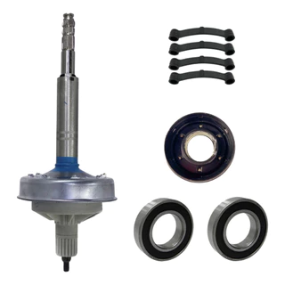Kit Cambio Conjunto Mecanismo Eixo Longo Consul Brastemp Ative 11kg Bwl11 Cwe10 Bwb11