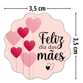 Adesivo para Presente dia das Mães Achadinhos Shopee Etiqueta Adesiva Á Prova D
