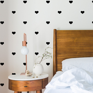 Adesivo Parede Coração Decoração Sala Escritório Minimalista