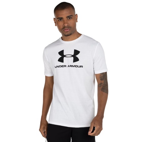 Top Under Armour UA Essential Cotton Strech Tank Mulher White